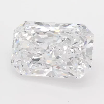 2.08ct D VVS1 Rare Carat Ideal Cut Radiant Lab Grown Diamond