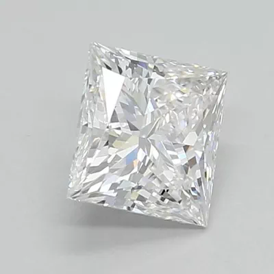 1.07ct E VVS2 Rare Carat Ideal Cut Princess Lab Grown Diamond