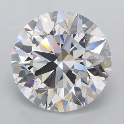 3.79ct D FL Rare Carat Ideal Cut Round Lab Grown Diamond