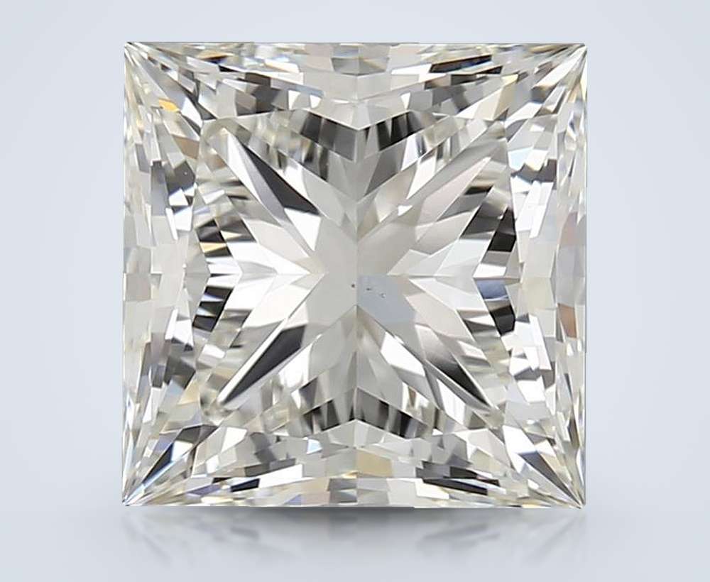 2.50ct K VS2 Rare Carat Ideal Cut Princess Diamond