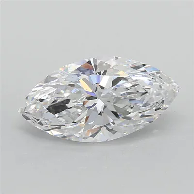 3.02ct D VVS2 Rare Carat Ideal Cut Marquise Lab Grown Diamond