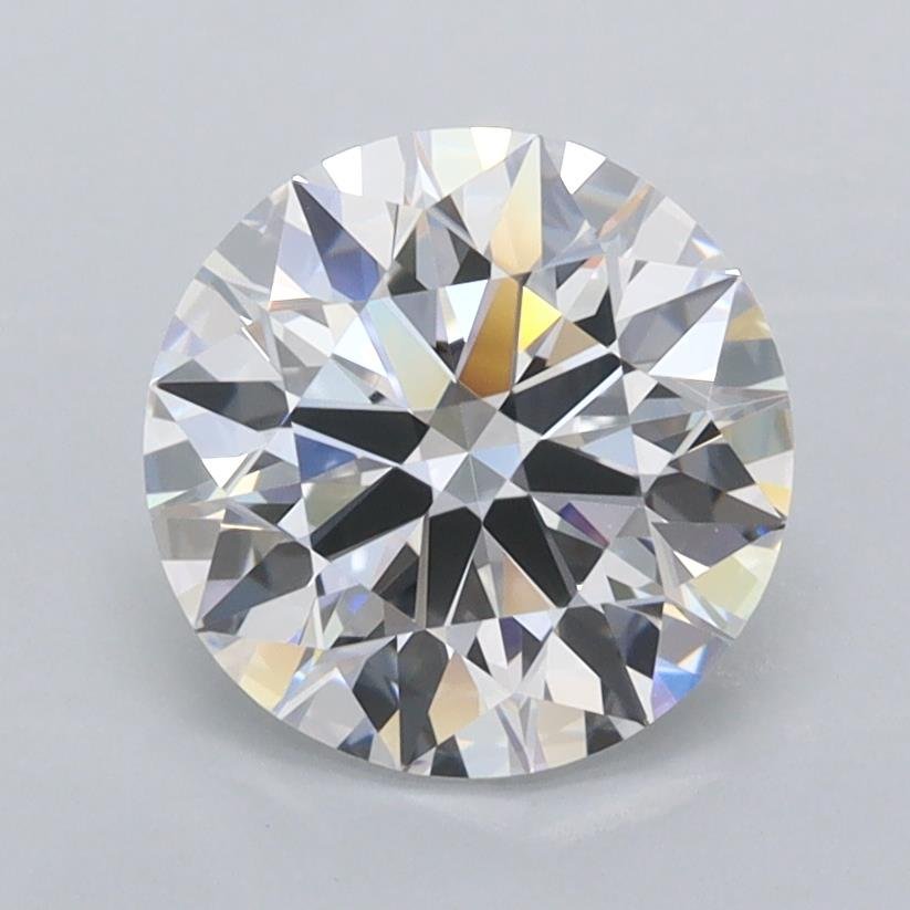 1.96ct D FL Rare Carat Ideal Cut Round Lab Grown Diamond