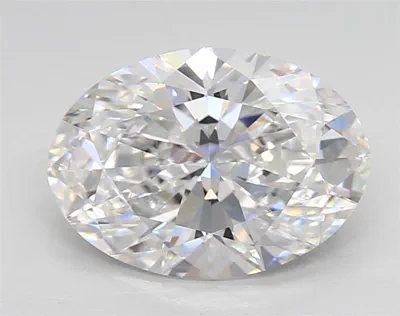 2.78ct D VVS2 Rare Carat Ideal Cut Oval Lab Grown Diamond
