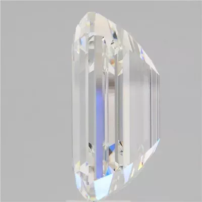 15.06ct F VVS2 Rare Carat Ideal Cut Emerald Lab Grown Diamond
