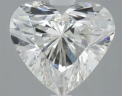 3.01ct J SI1 Rare Carat Ideal Cut Heart Diamond