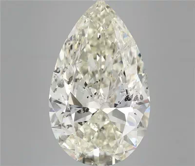 10.04ct K SI2 Rare Carat Ideal Cut Pear Diamond