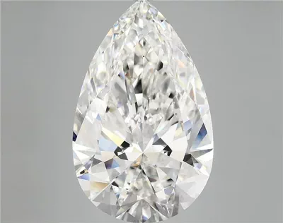 12.15ct F VVS2 Rare Carat Ideal Cut Pear Lab Grown Diamond