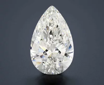 12.15ct F VVS2 Rare Carat Ideal Cut Pear Lab Grown Diamond