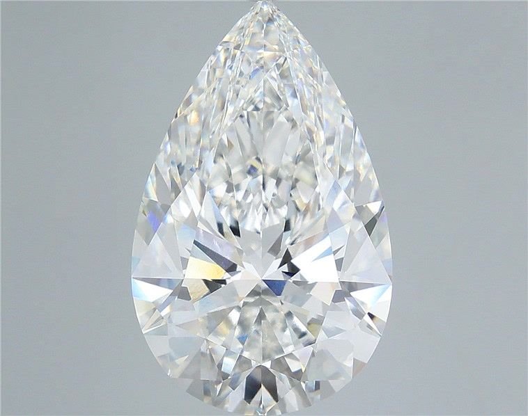 10.59ct F VVS2 Rare Carat Ideal Cut Pear Lab Grown Diamond