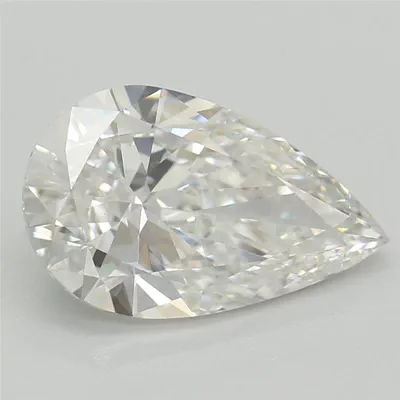 1.72ct E VS1 Rare Carat Ideal Cut Pear Lab Grown Diamond