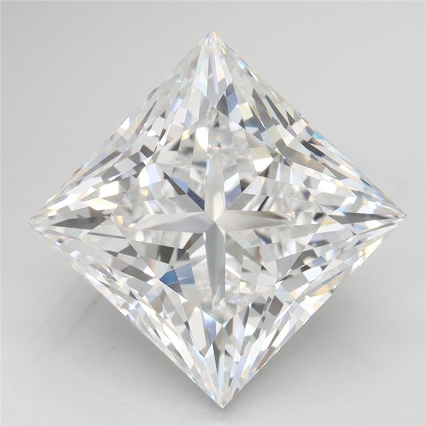 5.53ct E IF Rare Carat Ideal Cut Princess Lab Grown Diamond