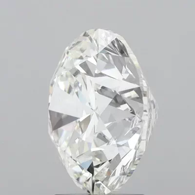 5.01ct H SI1 Rare Carat Ideal Cut Round Diamond
