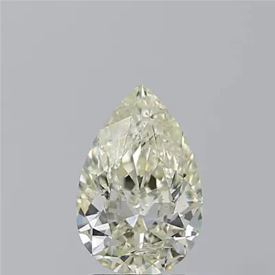 2.01ct K SI2 Rare Carat Ideal Cut Pear Diamond