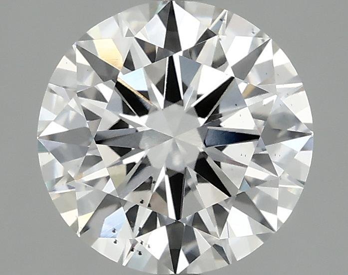2.03ct F SI1 Rare Carat Ideal Cut Round Lab Grown Diamond
