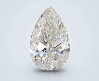 22.15ct F VS1 Rare Carat Ideal Cut Pear Lab Grown Diamond