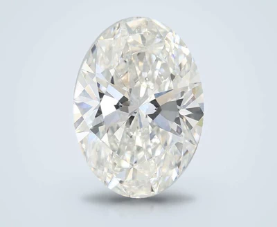 7.09ct F VVS2 Rare Carat Ideal Cut Oval Lab Grown Diamond