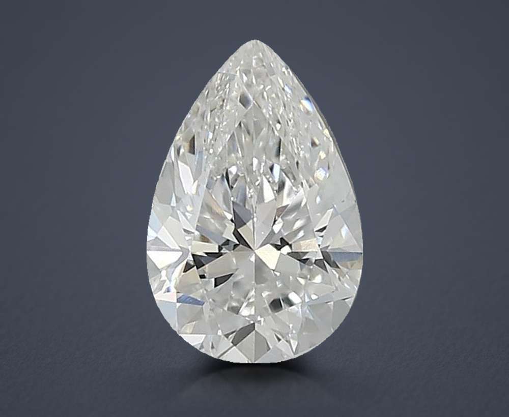 0.94ct E VVS2 Rare Carat Ideal Cut Pear Lab Grown Diamond