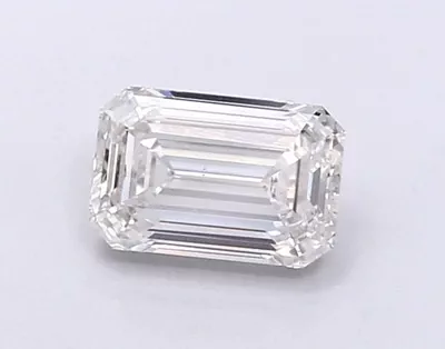 1.09ct F VS1 Rare Carat Ideal Cut Emerald Lab Grown Diamond
