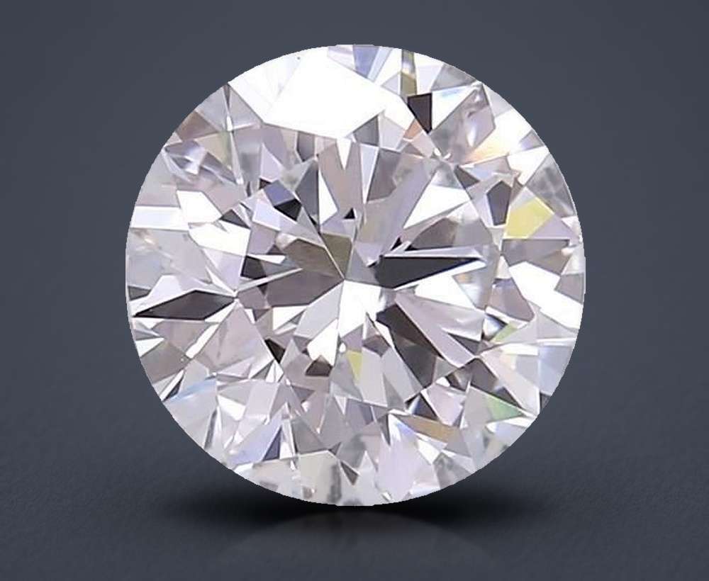 3.82ct G VS1 Excellent Cut Round Lab Grown Diamond