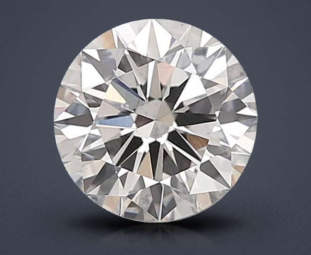 2.01ct H VS1 Rare Carat Ideal Cut Round Lab Grown Diamond