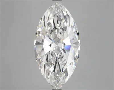 5.55ct F VS2 Rare Carat Ideal Cut Marquise Lab Grown Diamond