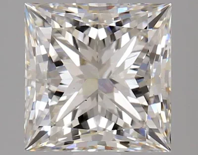 2.68ct H VS1 Rare Carat Ideal Cut Princess Lab Grown Diamond