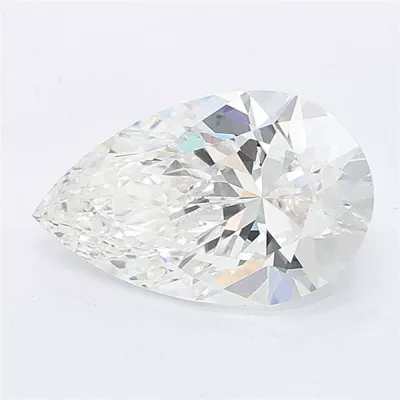 1.52ct F VVS2 Rare Carat Ideal Cut Pear Lab Grown Diamond