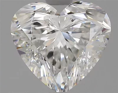 2.04ct F SI2 Rare Carat Ideal Cut Heart Diamond