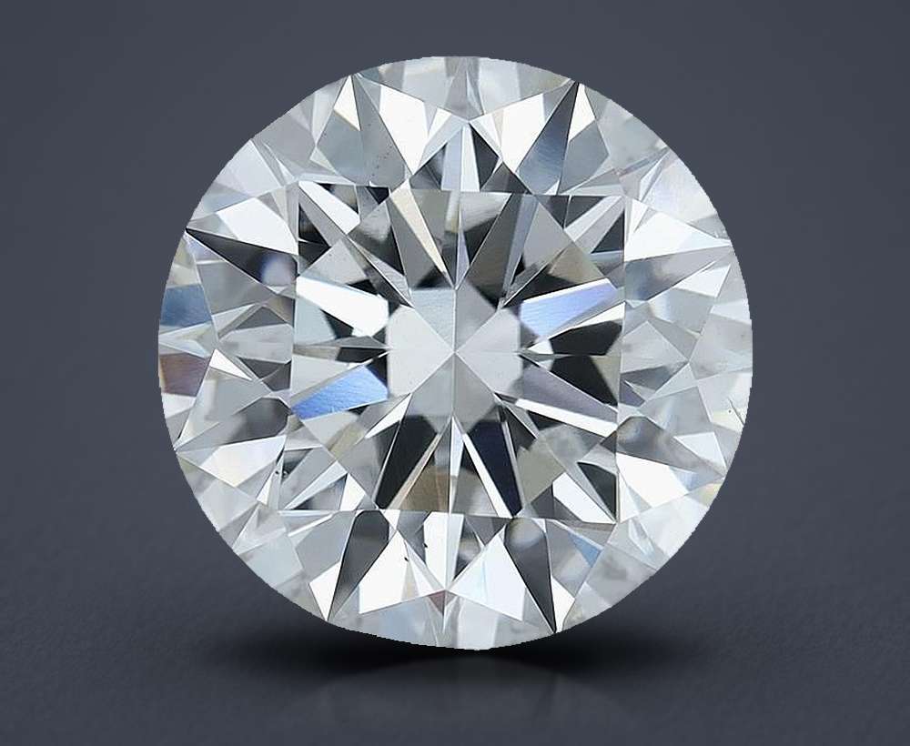 5.10ct H VS2 Rare Carat Ideal Cut Round Lab Grown Diamond