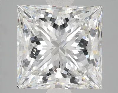 5.10ct F VS1 Excellent Cut Princess Lab Grown Diamond