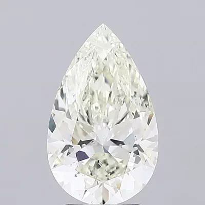 3.04ct I SI2 Rare Carat Ideal Cut Pear Diamond