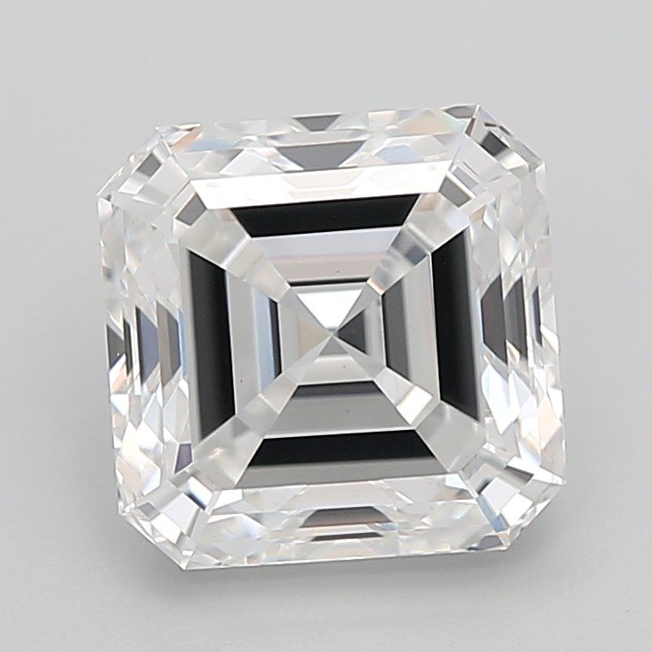4.95ct F VS1 Rare Carat Ideal Cut Asscher Lab Grown Diamond