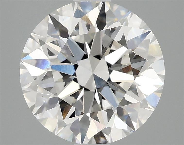 3.09ct H VS1 Very Good Cut Round Lab Grown Diamond