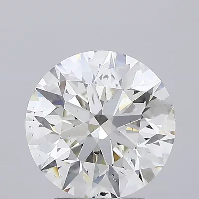 3.01ct J SI2 Excellent Cut Round Diamond