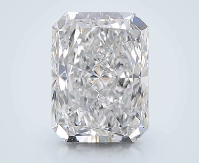 3.56ct E SI1 Rare Carat Ideal Cut Radiant Diamond