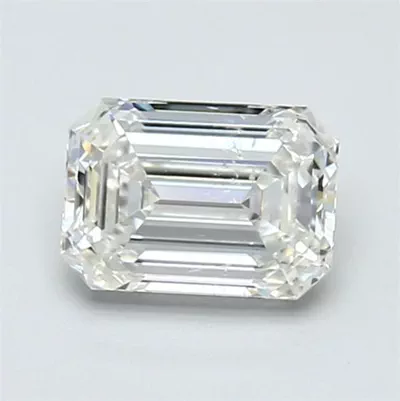 1.01ct I SI2 Rare Carat Ideal Cut Emerald Diamond