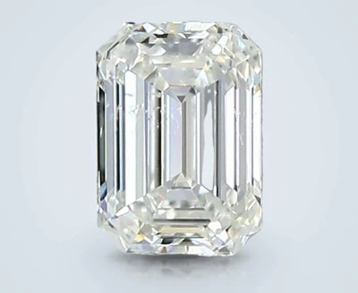 1.01ct I SI2 Rare Carat Ideal Cut Emerald Diamond