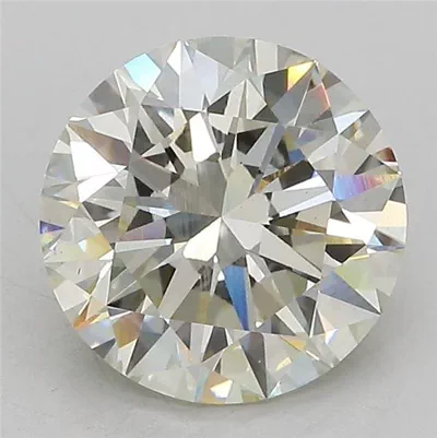 3.04ct J VS1 Excellent Cut Round Lab Grown Diamond