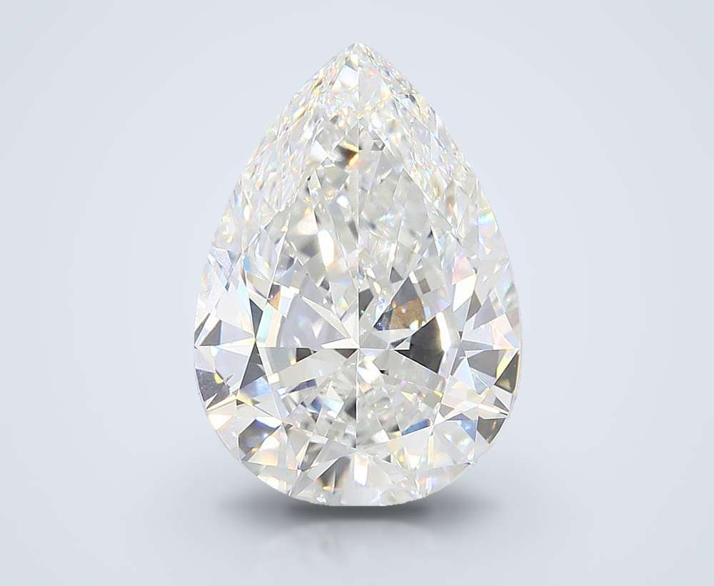 20.03ct G VVS2 Very Good Cut Pear Lab Grown Diamond