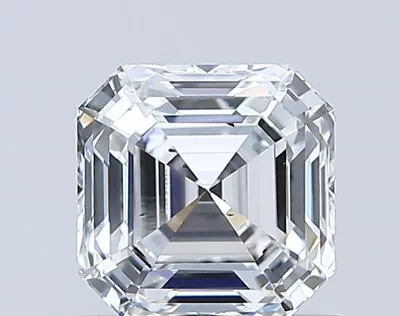 2.06ct F SI1 Rare Carat Ideal Cut Asscher Lab Grown Diamond