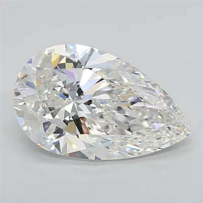 7.50ct E VVS2 Rare Carat Ideal Cut Pear Lab Grown Diamond