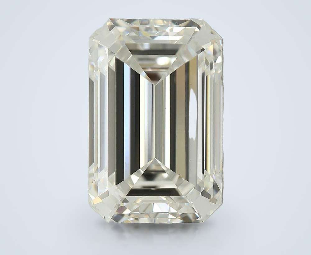 5.30ct F VVS2 Rare Carat Ideal Cut Emerald Lab Grown Diamond