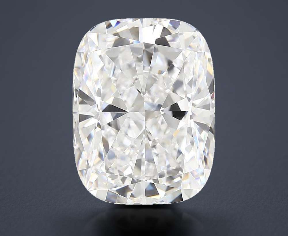 12.32ct D FL Rare Carat Ideal Cut Cushion Diamond