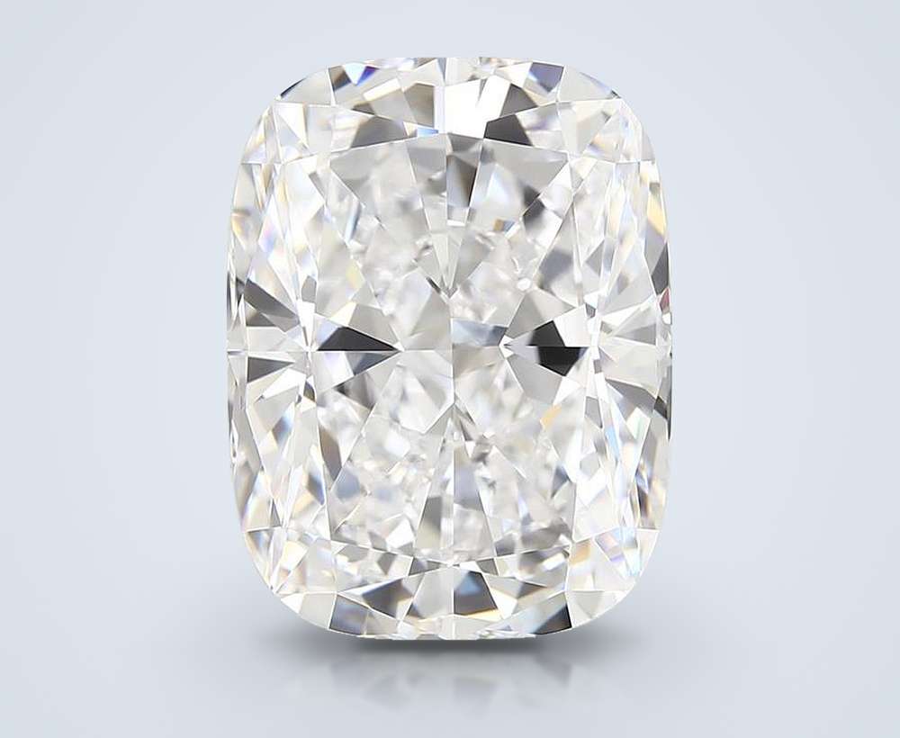 12.32ct D FL Rare Carat Ideal Cut Cushion Diamond