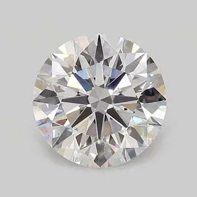 2.07ct D VS2 Rare Carat Ideal Cut Round Lab Grown Diamond