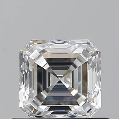 0.73ct G VVS1 Rare Carat Ideal Cut Asscher Diamond