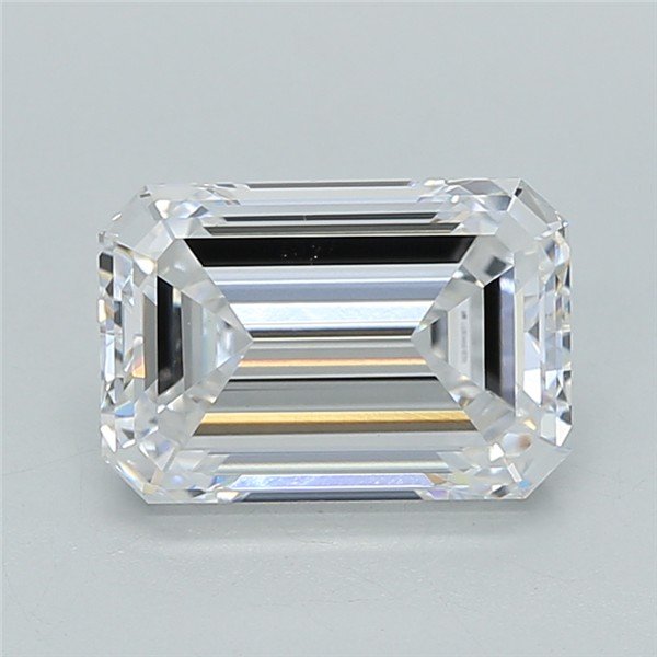 2.01ct D VVS2 Rare Carat Ideal Cut Emerald Lab Grown Diamond