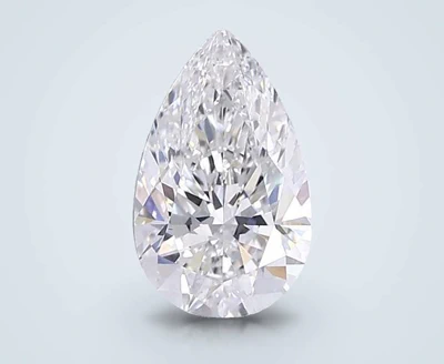 3.01ct G VS1 Rare Carat Ideal Cut Pear Lab Grown Diamond