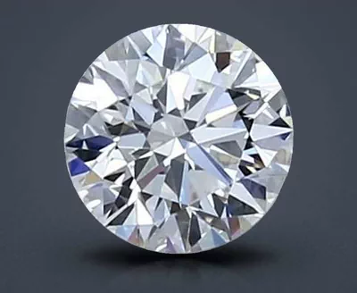 0.59ct H VVS2 Rare Carat Ideal Cut Round Diamond