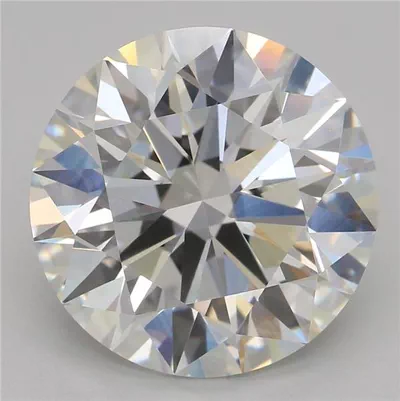 4.05ct F VVS2 Rare Carat Ideal Cut Round Lab Grown Diamond